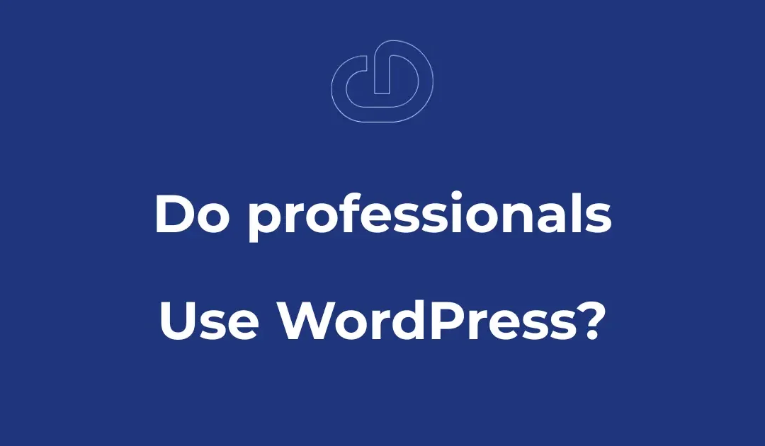 هل يستخدم المحترفون ووردبريس؟